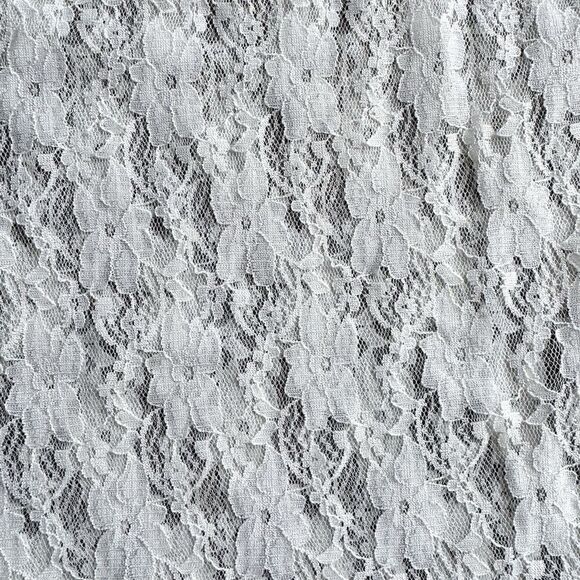 90s Y2k Express Floral Mesh Lace Top Romantic Ethereal Coquette Fairy Size Small - Picture 2 of 5